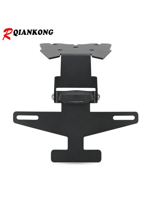 R QIANKONG Держатель номерного знака для мотоциклов QJMOTOR SRK125 SRK1, черный