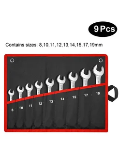 Venmess Набор комбинированных ключей с трещоткой 8pcs(8-22mm