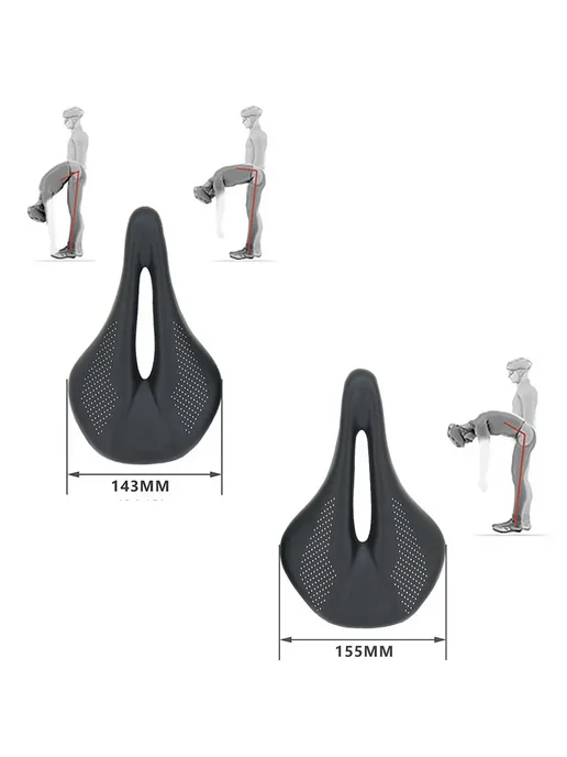 ELITA ONE Седло из карбона для горного велосипеда 240x143mm, черный, фото 6