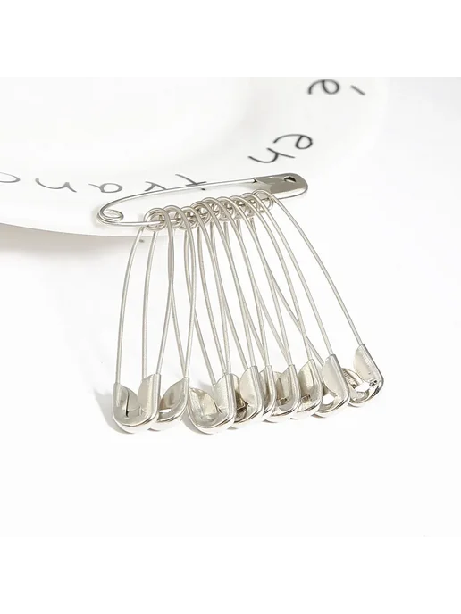 Нет бренда 50 шт. Стальных булавки для рукоделия 8x38mm, White, 50 шт, фото 6