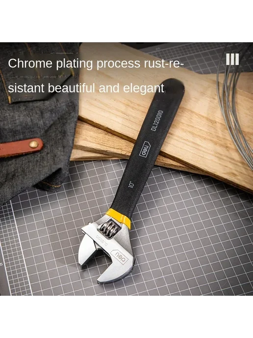 Нет бренда Универсальный гаечный ключ 6 8 10 12 дюймов 8-Inch, вариант, фото 4