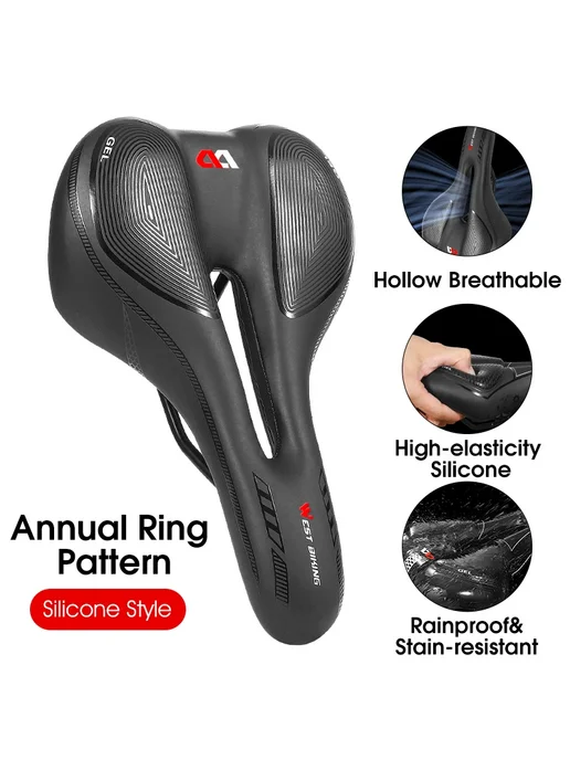 West Biking Силиконовое седло для велосипеда 0801128 Silicon, Silicon