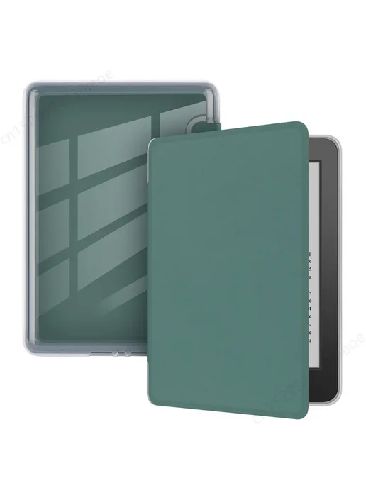 Greliana Чехол для Kindle Paperwhite 6 6.8" Dark Green Серый, серый