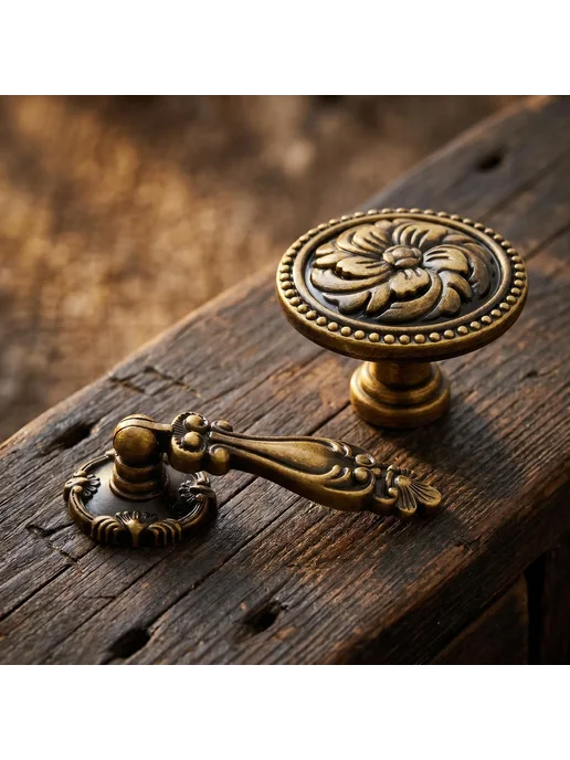Нет бренда Ручка для мебели Antique Brass 165mm, вариант, фото 6