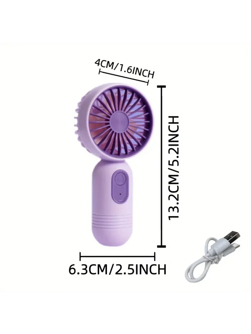 Нет бренда Портативный USB-вентилятор ABS 3pcs White, 3 шт, фото 7
