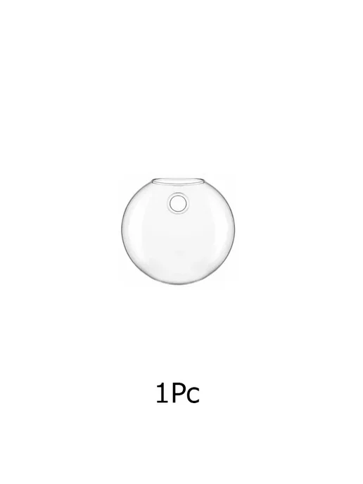 Нет бренда Стеклянная ваза для цветов на стену, 1pc, белый