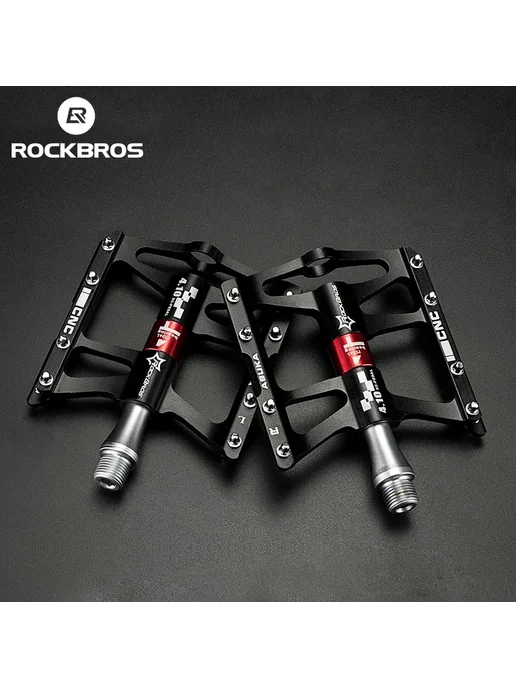 Rockbros Синие педали для велосипеда JT410BL, синий, фото 2