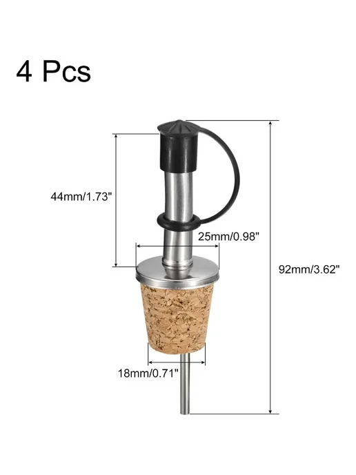 KKYFMM Дозаторы для бутылок из нержавеющей стали 10pcs, 10 шт, фото 3