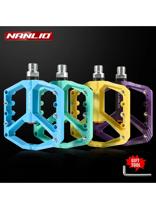 Nanlio MTB педали пластиковые Желтый, MG005 Yellow, желтый, фото 4