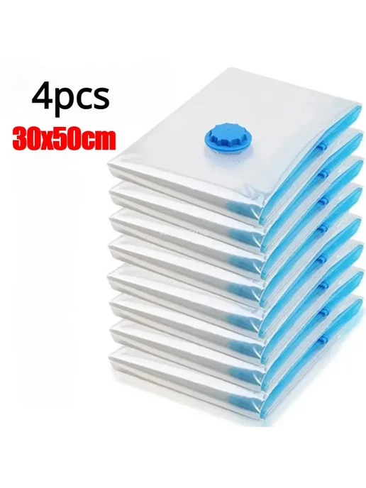 Нет бренда Набор вакуумных пакетов 30x50 см, 4 шт, 30x50 см, 4 шт