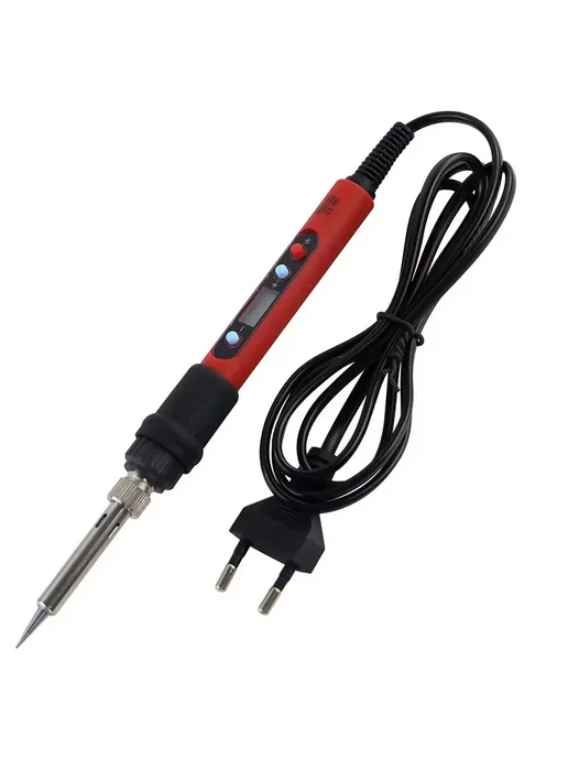 Sumsour Электронный паяльник 80Вт, красный, 110V US Plug, 80 Вт, фото 6