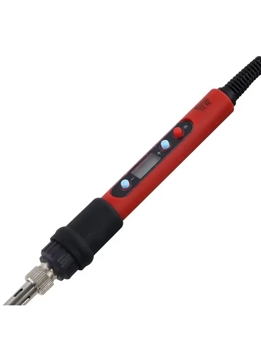 Sumsour Электронный паяльник 80Вт, 220V EU Plug, красный, 80 Вт, фото 5
