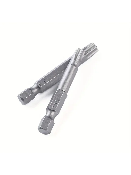 Нет бренда Набор бит Torx с шестигранным хвостовиком, 12 шт, 50 мм, 1, 12 шт, фото 3