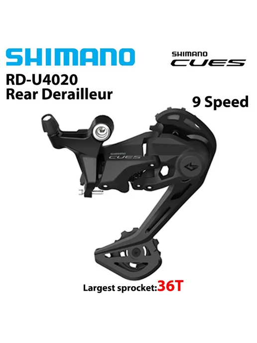 Shimano CUES RD-U3020, задний переключатель 9 скоростей, чер, вариант, фото 7