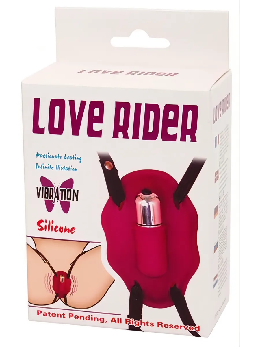 Стимулятор Клитора Love Rider Butterfly Bliss розовый в виде бабочки