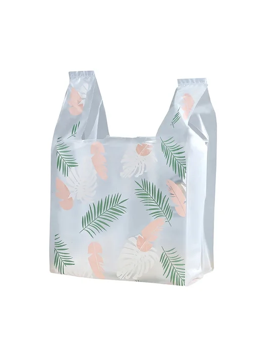 Нет бренда Пластиковые пакеты для продуктов 50 шт. L 25x42cm, 50 шт, в упаковке 251 г