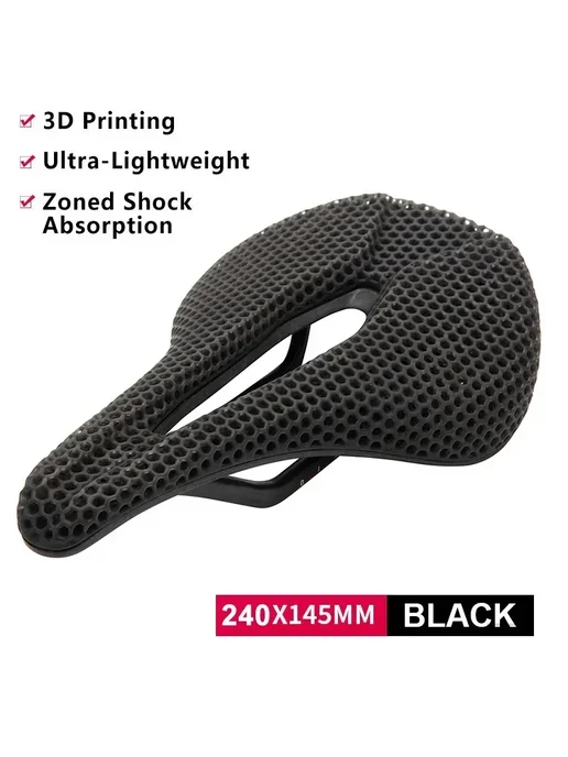 BUCKLOS 3D Печать Велосипедное Седло Углеродное 3D-1 Gloss b, черный, фото 7