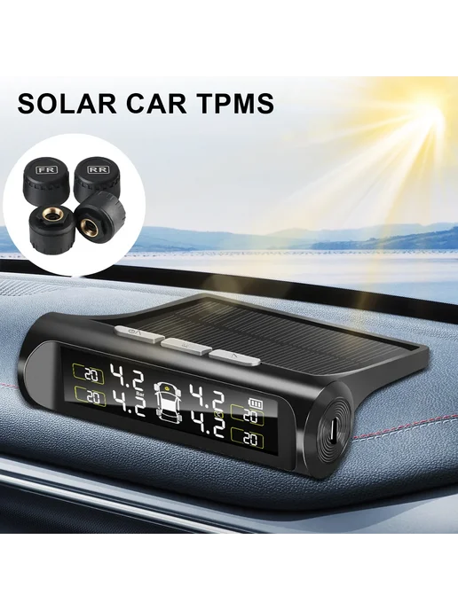 Нет бренда Система Контроля Давления В Шинах Автомобиля (TPMS) На Солне, вариант, фото 2