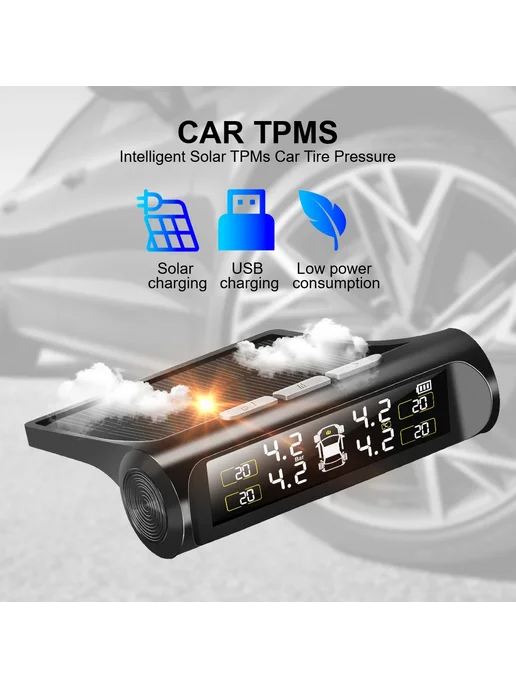 Нет бренда Система Контроля Давления В Шинах Автомобиля (TPMS) На Солне, вариант, фото 3