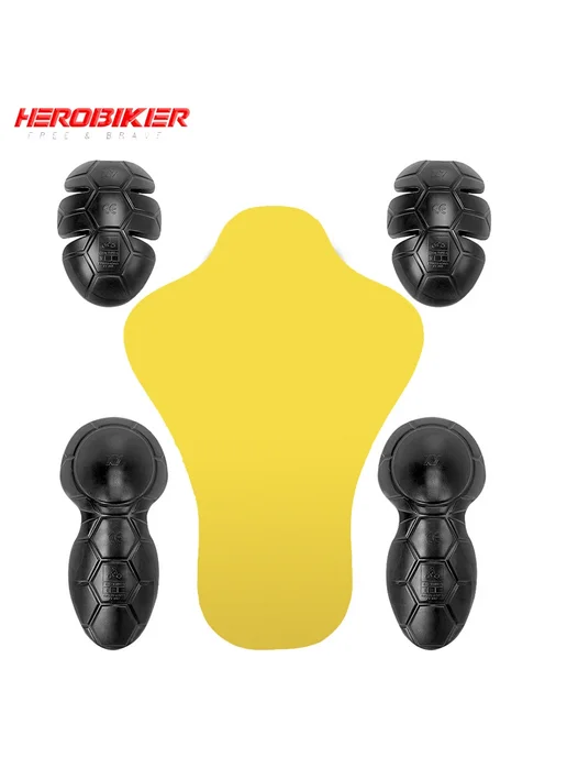 HEROBIKER Защита мотоцикла наколенники и наплечники, черный