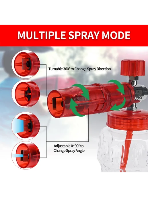 Нет бренда Пеногенератор для мойки высокого давления, For Quick Plug, вариант, фото 5