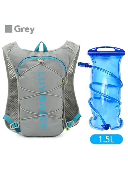 NewBoler Рюкзак для бега и велоспорта 1,5 л grey 1.5L, 1,5 л, 1,5 л