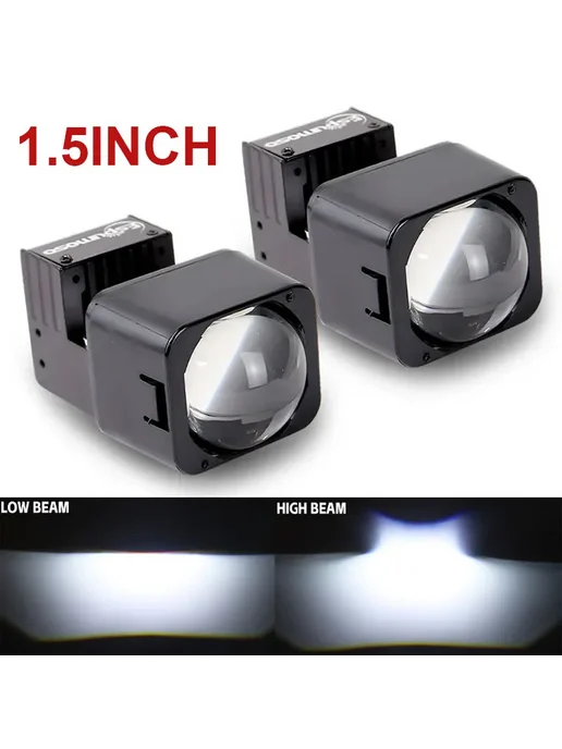 QIDEWIN Комплект для переоборудования фар Bi-LED 2PC H4 H7 H9 9005 9, вариант