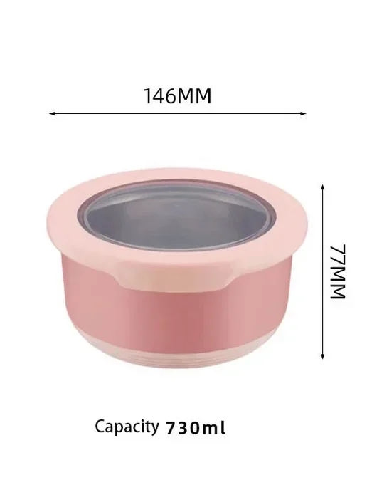 Ланч-бокс из нержавеющей стали Зеленый, green-1200ml, 730 мл