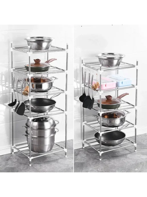 PEISI Полка-органайзер из нержавеющей стали Storage Shelf 5H, вариант, фото 5