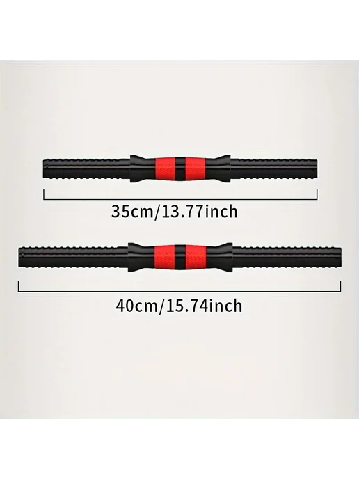 Нет бренда Резиновый соединитель для гантелей 35cm dumbbell rod, красный, фото 3