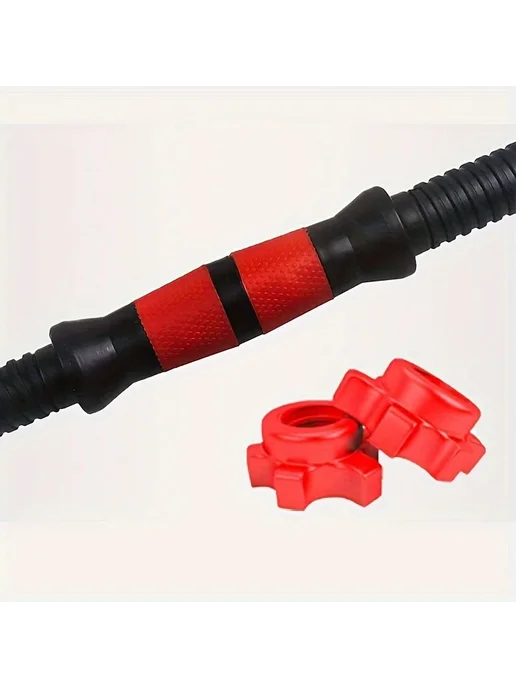 Нет бренда Резиновый соединитель для гантелей 35cm dumbbell rod, красный, фото 4