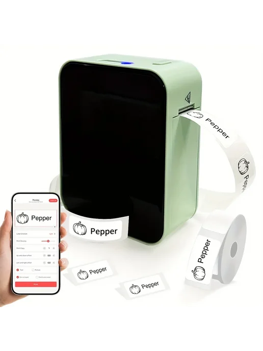 MarkLife P15 Термопринтер для этикеток white, белый, фото 2