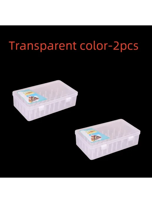 Нет бренда Ящик для хранения ниток на 42 слотов Transparentcolor-2pc, Transparentcolor-2pc