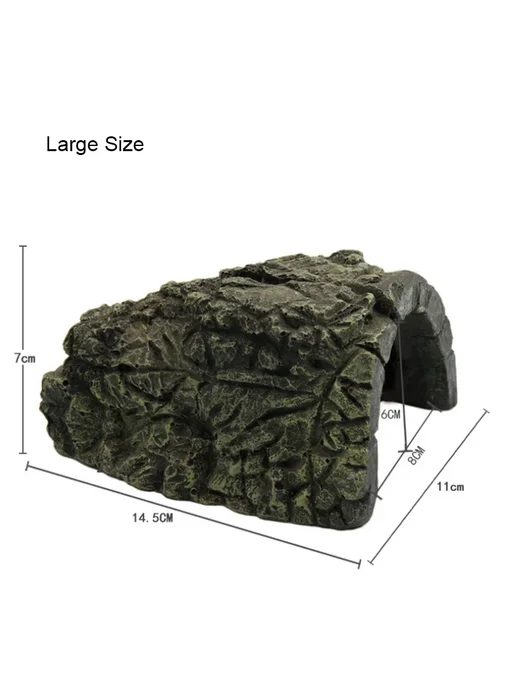 Zhiyang Декоративный мост для аквариума Large, зеленый