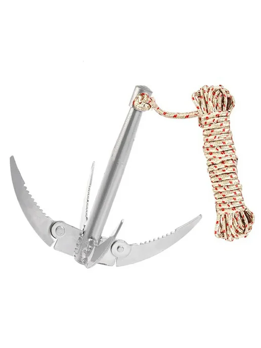 Нет бренда Складной стальной якорь для лодок с веревкой B With 10m rope, B With 10m, фото 5