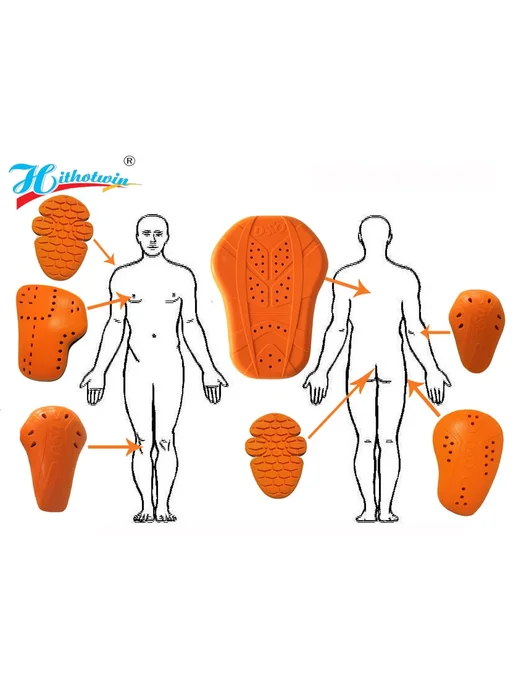 hithotwin Мото наколенники For shoulder 101, оранжевый, фото 6