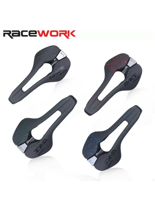 RACEWORK Седло RK90 Черный Черный, Black Green, синий, фото 2