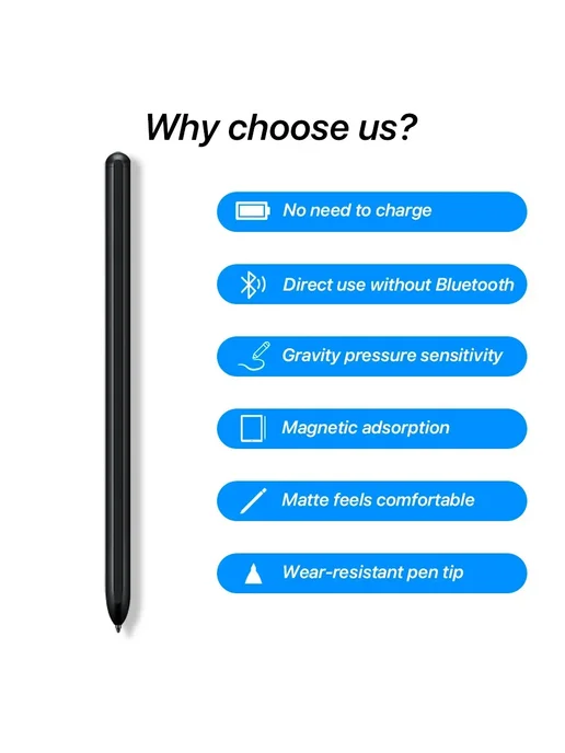 Стилус S Pen для Samsung Galaxy Tab S6 Lite S7 FE S8 S9 S9 S, вариант, фото 2