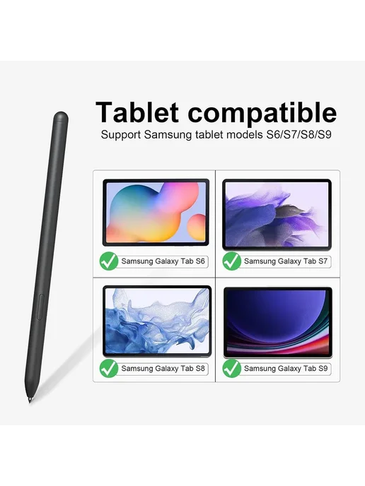Стилус S Pen для Samsung Galaxy Tab S6 Lite S7 FE S8 S9 S9 S, вариант, фото 3