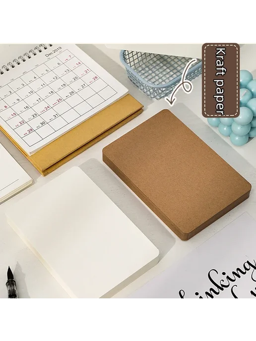 Нет бренда Картонные заготовки для творчества Kraft Paper 30pcs, Khaki, 30 шт, фото 2