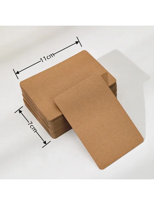 Нет бренда Картонные заготовки для творчества Kraft Paper Черный, 30pcs, 100 шт