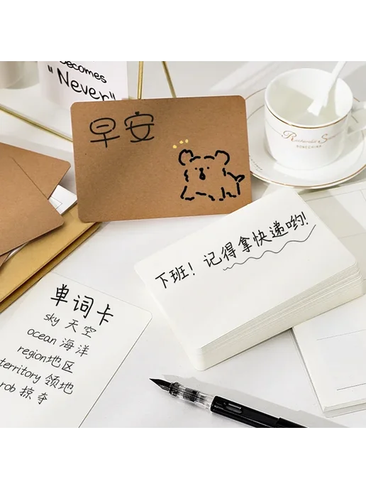 Нет бренда Картонные заготовки для творчества Kraft Paper Черный, 30pcs, 100 шт, фото 5