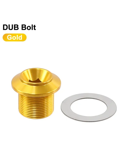 heppe Крышка шатуна DUB для SRAM, алюминий, Черный, DUB Bolt, желтый
