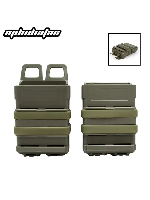 OphidianTac Клипса для магазина AR 5.56, Single Tan, зеленый, фото 2