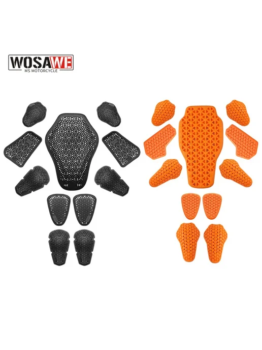 WOSAWE Защитная мотоциклетная куртка Shoulder Pads1, черный, фото 2