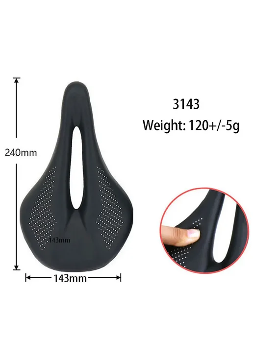 Нет бренда Седло ELITA ONE Super Light Carbon 240x143 155 мм для горны, 240x143