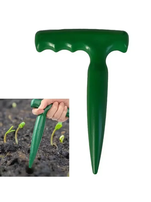 Нет бренда Ручной садовый дозатор для семян Puncher Seeder, зеленый, фото 7