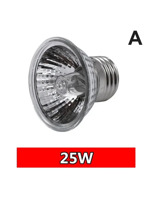Нет бренда Лампа для черепах UVA+UVB 25 50 75 Вт 25w, 75 Вт, 25 Вт