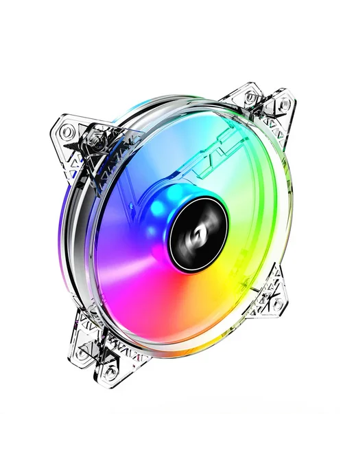 OULLX Корпусной вентилятор PC8221 12см ARGB 5В 5V 3PIN A-RGB, вариант, фото 2