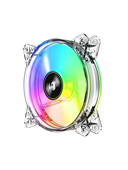 OULLX Корпусной вентилятор PC8221 12см ARGB 5В 5V 3PIN A-RGB, вариант, фото 3